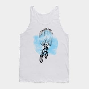 Bicycle in the clouds Tank Top